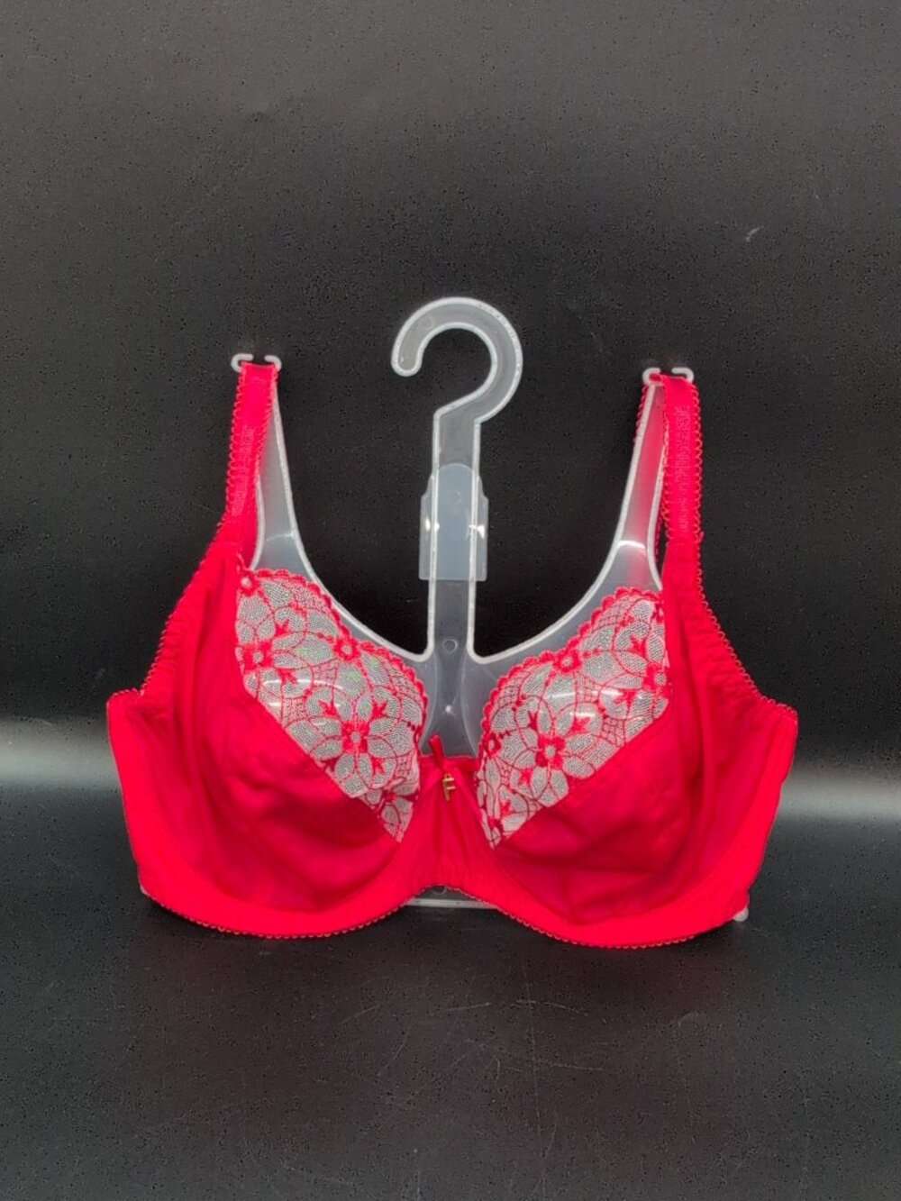 Freya Hallie Plunge Embroidered Underwire Bra 30G Red NWT